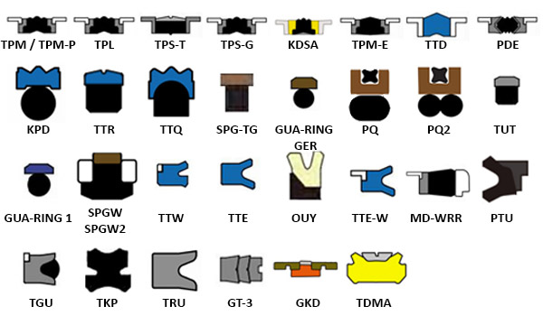 Поршневое уплотнение 60-44-18,4 (DAS) Уплотнения и ремкомплекты уплотнений Поршневое уплотнение 60-44-18,4 (DAS) (Уплотнения для гидравлики) – промснаб спб